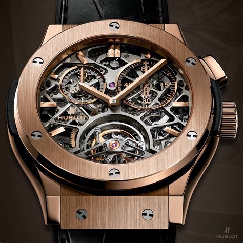 hublot skeleton gold|hublot uhren herren.